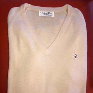 Men’s Christian Dior v-neck sweater.